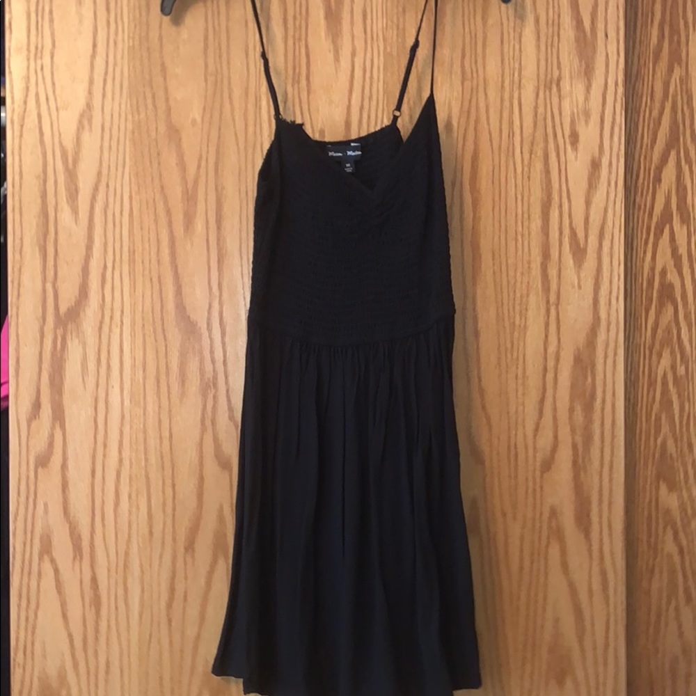 Black strappy dress